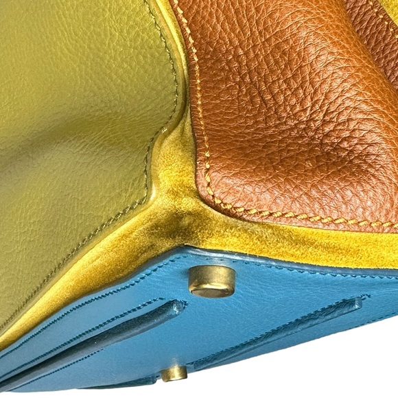 94 Saint Laurent's YSL Muse Multicolor Leather Handbag - Picture 8 of 16